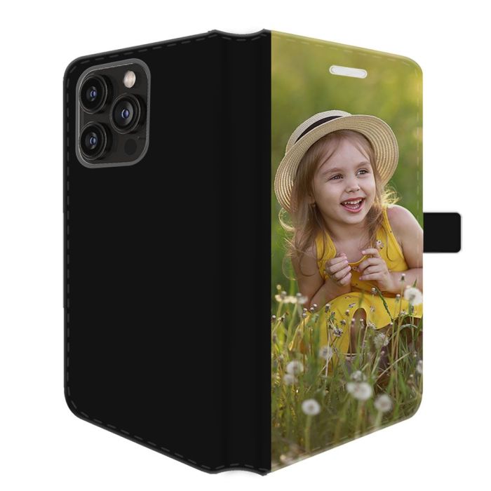 iPhone 14 Pro Max - Portemonnee Hoesje Maken (Voorzijde Bedrukt)