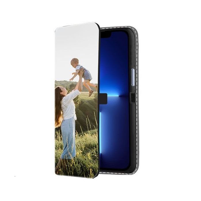 iPhone 13 Pro Max - Portemonnee Hoesje Maken (Voorzijde Bedrukt)