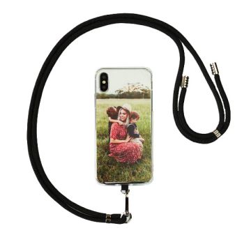 Koord voor telefoonhoesje - Zwart
