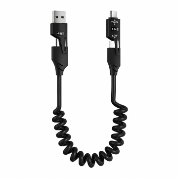 FlexCable 4-in-1 Oplaadkabel - Zwart