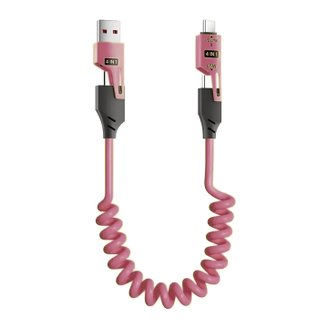 FlexCable 4-in-1 Oplaadkabel - Roze