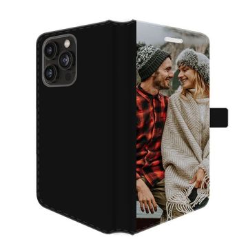 iPhone 15 Pro - Portemonnee Hoesje Maken (Voorzijde Bedrukt)
