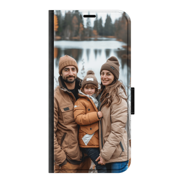 iPhone 16 Pro Max - Portemonneehoesje (walletcase) - voorzijde bedrukt Hoesje maken