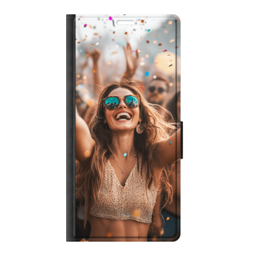 Samsung Galaxy S25 Ultra - Portemonneehoesje (walletcase) - voorzijde bedrukt Hoesje maken