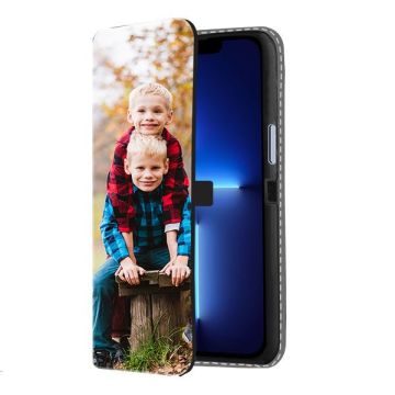 iPhone 13 Mini - Portemonnee Hoesje Maken (Voorzijde Bedrukt)