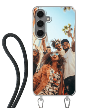 Samsung Galaxy S24 FE - Hoesje met koord (crossbody) Hoesje maken