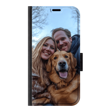iPhone 16 - Portemonneehoesje (walletcase) - voorzijde bedrukt Hoesje maken