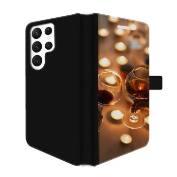 Samsung Galaxy S23 Ultra - Portemonnee Hoesje Maken (Voorzijde Bedrukt)