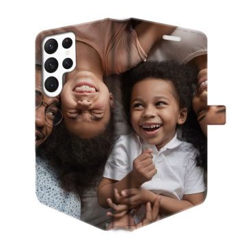 Samsung Galaxy S23 Ultra - Portemonnee Hoesje Maken (Volledig Bedrukt)