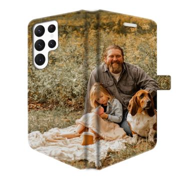 Samsung Galaxy S24 Ultra - Portemonnee Hoesje Maken (Volledig Bedrukt)