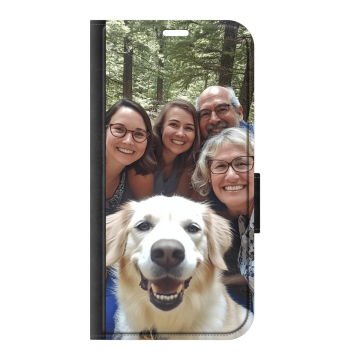 Samsung Galaxy S25 - Portemonneehoesje (walletcase) - voorzijde bedrukt Hoesje maken