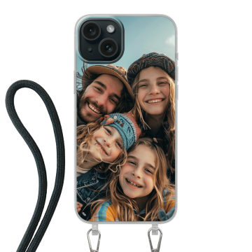 iPhone 15 Plus - Hoesje met koord (crossbody) Hoesje maken