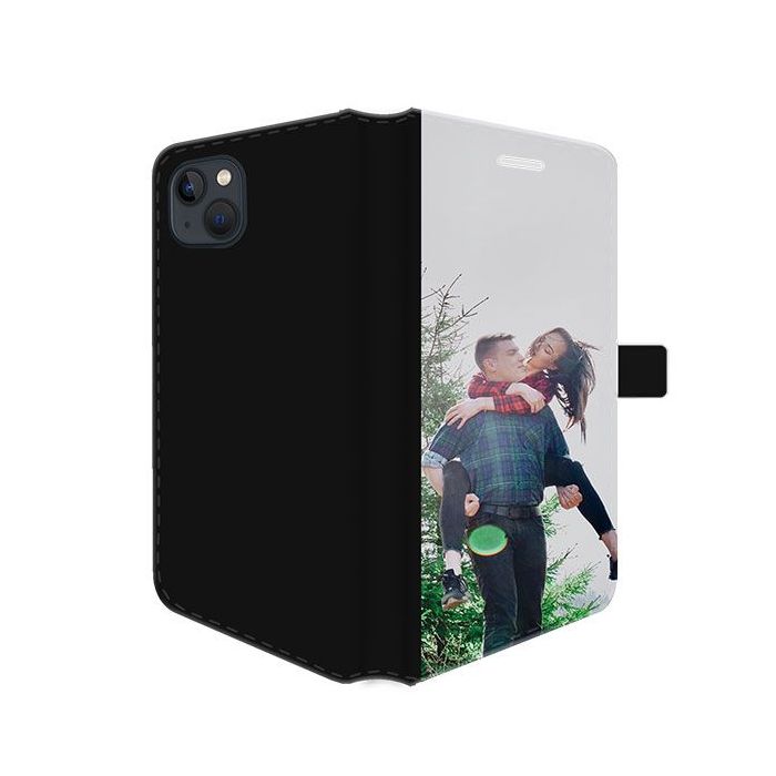 iPhone 15 Plus - Portemonnee Hoesje Maken (Voorzijde Bedrukt)