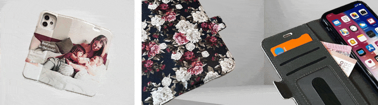 portemonnee hoesje volledig bedrukt